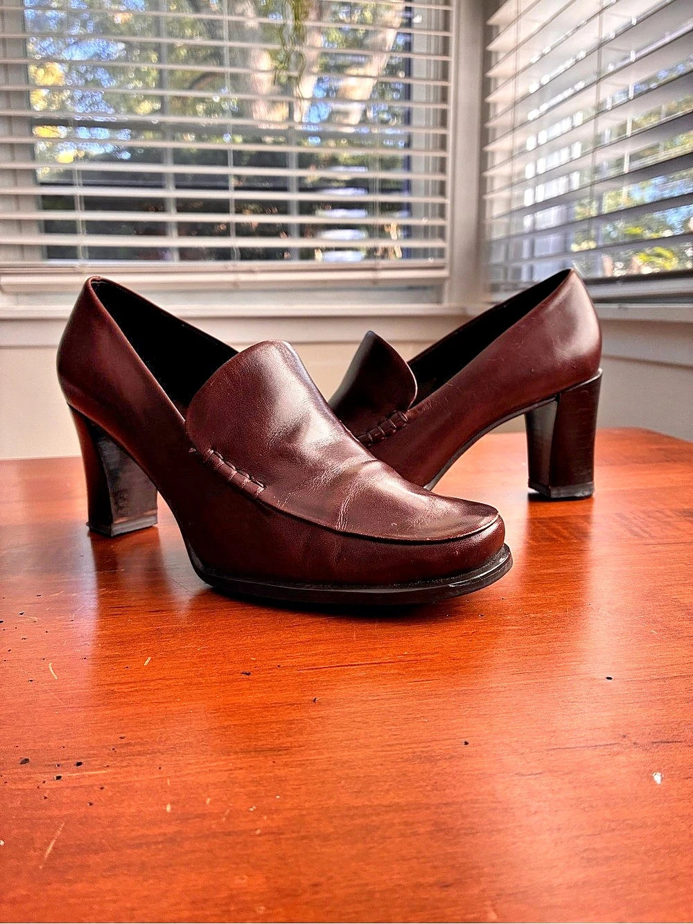 Franco Sarto Leather Pumps Brown US 5.5M